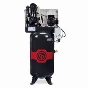 Chicago Pneumatic RCP-583V4 | 5 HP 18.5 ACFM Two Stage Electric Simplex - Premium Models Compressor | 460V 3 Phase 60 Hz | 80 Gallon Vertical Tank | 8090 2506 39
