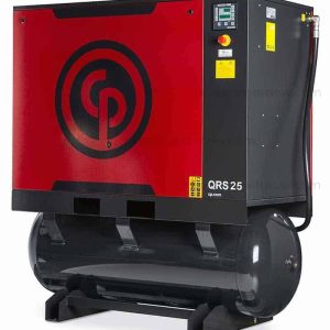 Chicago Pneumatic QRS 25 HP Tank Mount With Dryer 132 Gallon