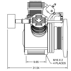 Champion WTR45A Medical Bare Pump 10 - 15HP