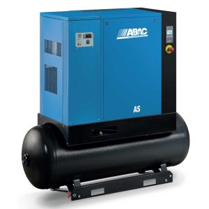ABAC AS-30253BMD 30 HP Base Mount w/Dryer 125 PSI Screw Compressor