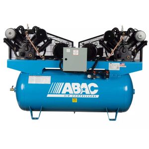 ABAC ABC5-43120HD 120 Gallon Horizontal Duplex Piston Compressor