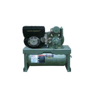 Industrial diesel air compressor station equipment.